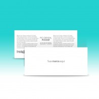 Fio Dental Pocket [ Frente e Verso ]